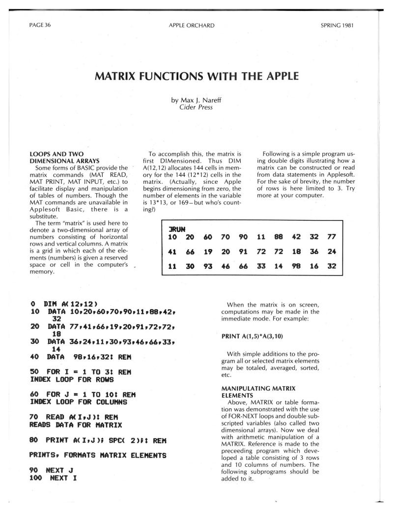 Apple Orchard v2n1 1981 Spring — page 38
