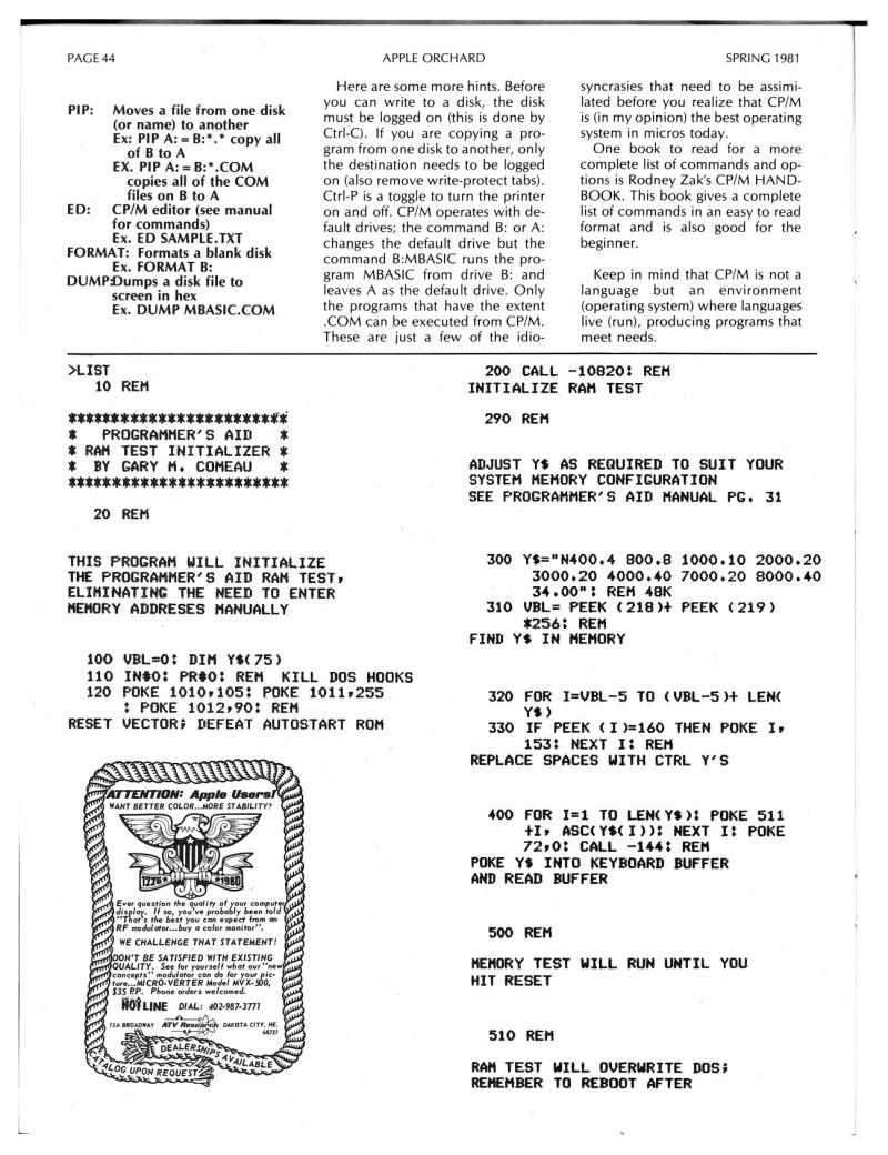 Apple Orchard v2n1 1981 Spring — page 46