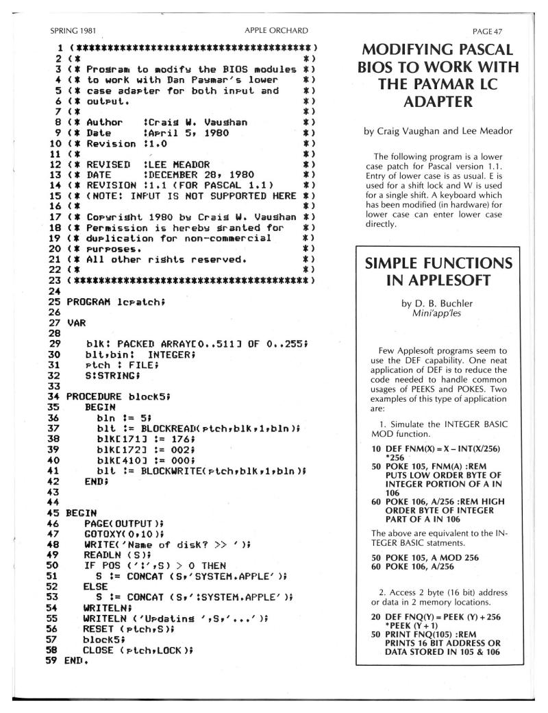 Apple Orchard v2n1 1981 Spring — page 49