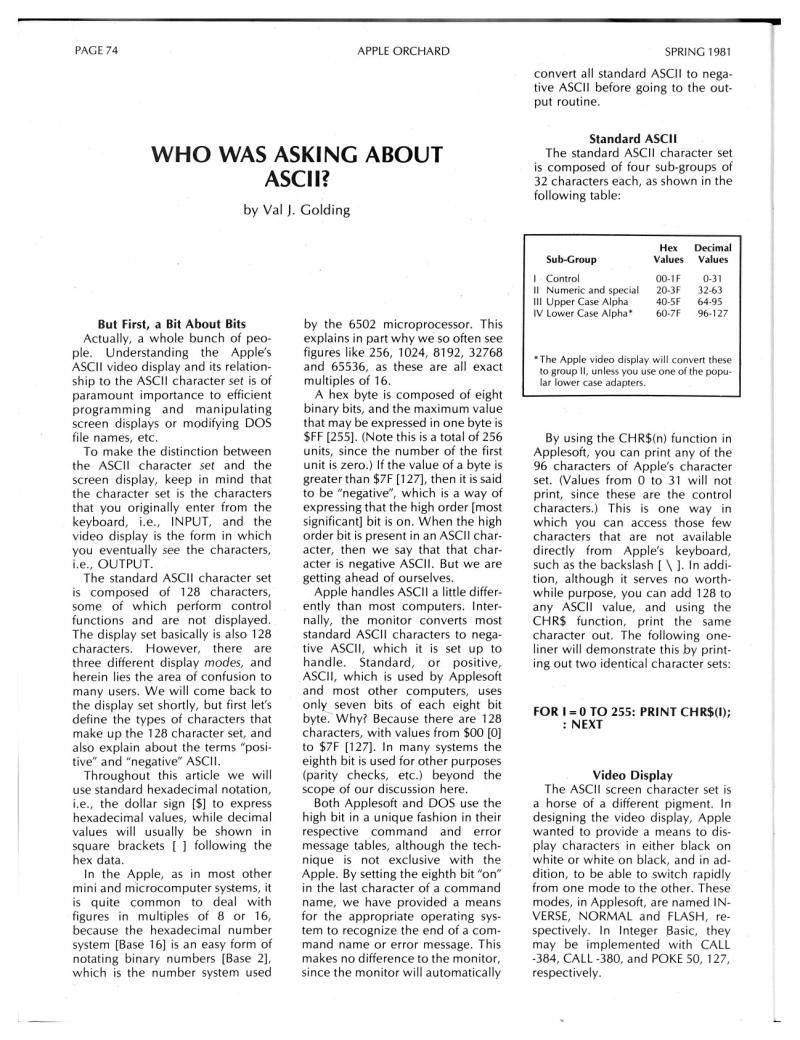 Apple Orchard v2n1 1981 Spring — page 76