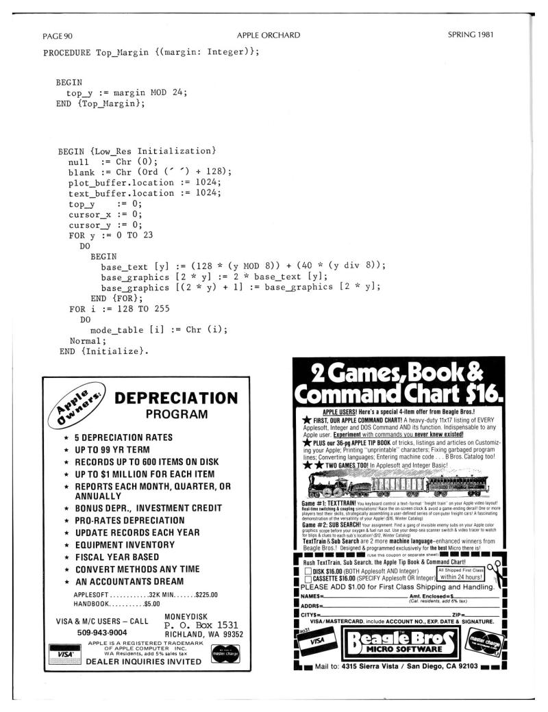 Apple Orchard v2n1 1981 Spring — page 92