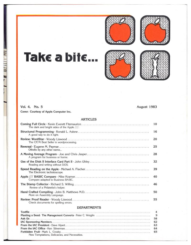 Apple Orchard v4n5 1983 Aug — page 5