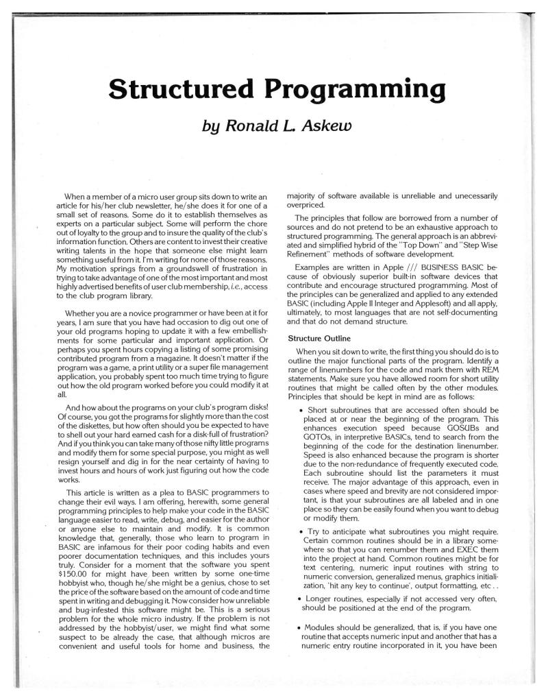 Apple Orchard v4n5 1983 Aug — page 20