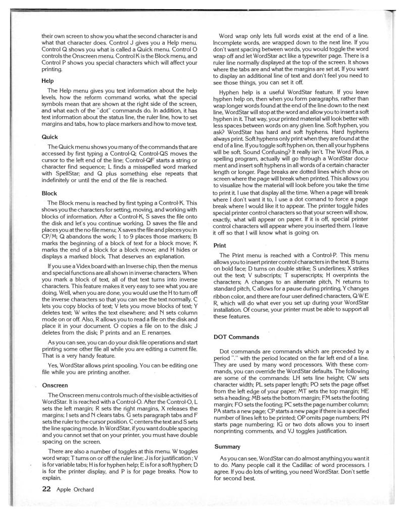 Apple Orchard v4n5 1983 Aug — page 26