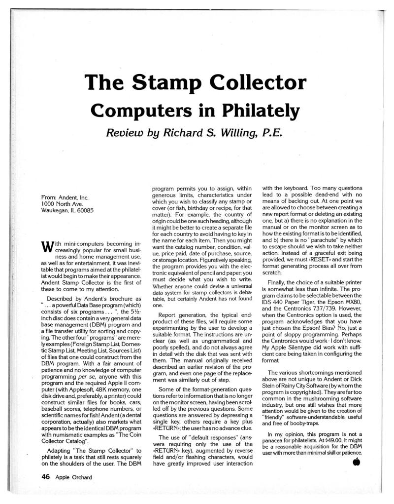 Apple Orchard v4n5 1983 Aug — page 50