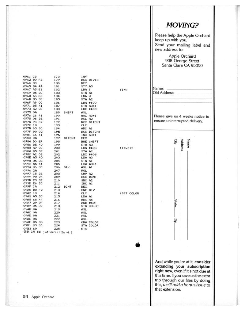 Apple Orchard v4n5 1983 Aug — page 58
