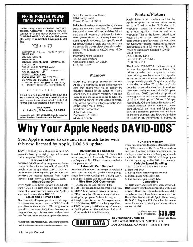 Apple Orchard v4n5 1983 Aug — page 70