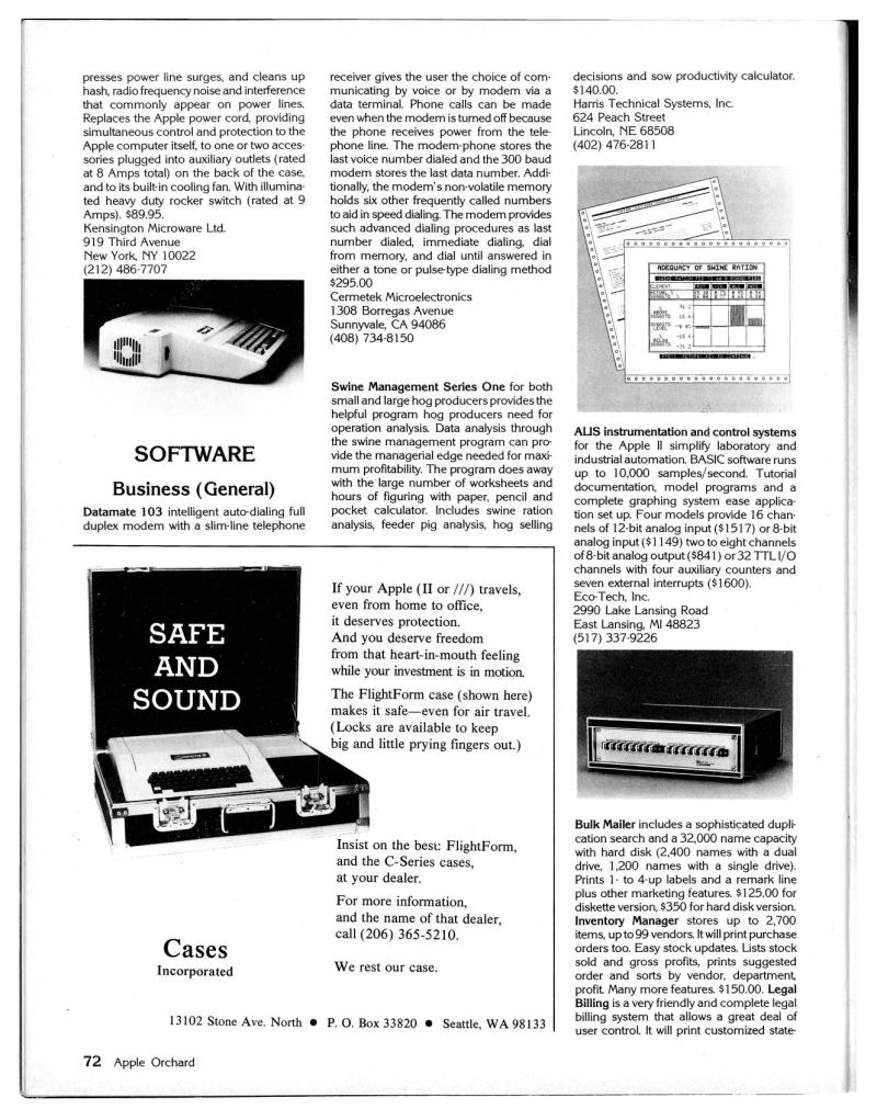 Apple Orchard v4n5 1983 Aug — page 76