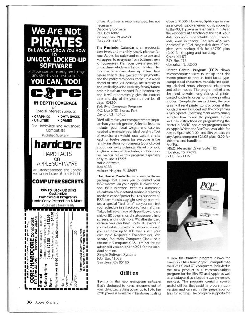 Apple Orchard v4n5 1983 Aug — page 90