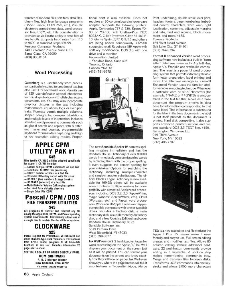 Apple Orchard v4n5 1983 Aug — page 92