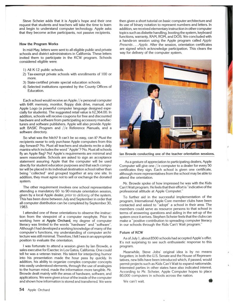 Apple Orchard v4n6 1983 Sep — page 62