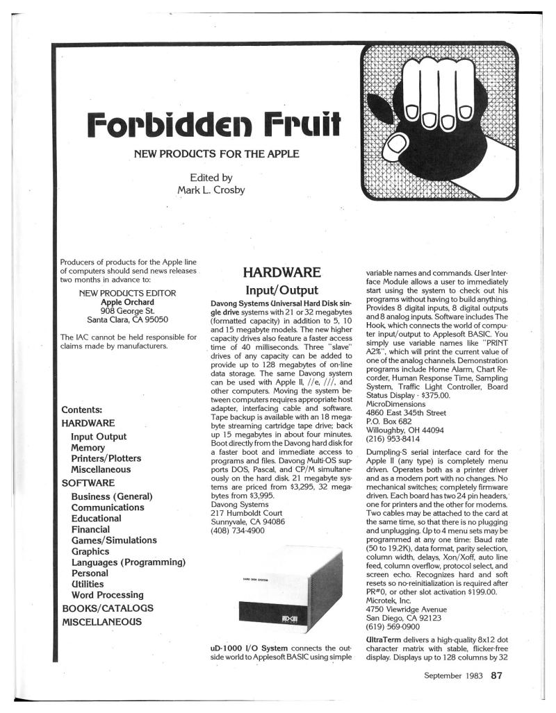 Apple Orchard v4n6 1983 Sep — page 97