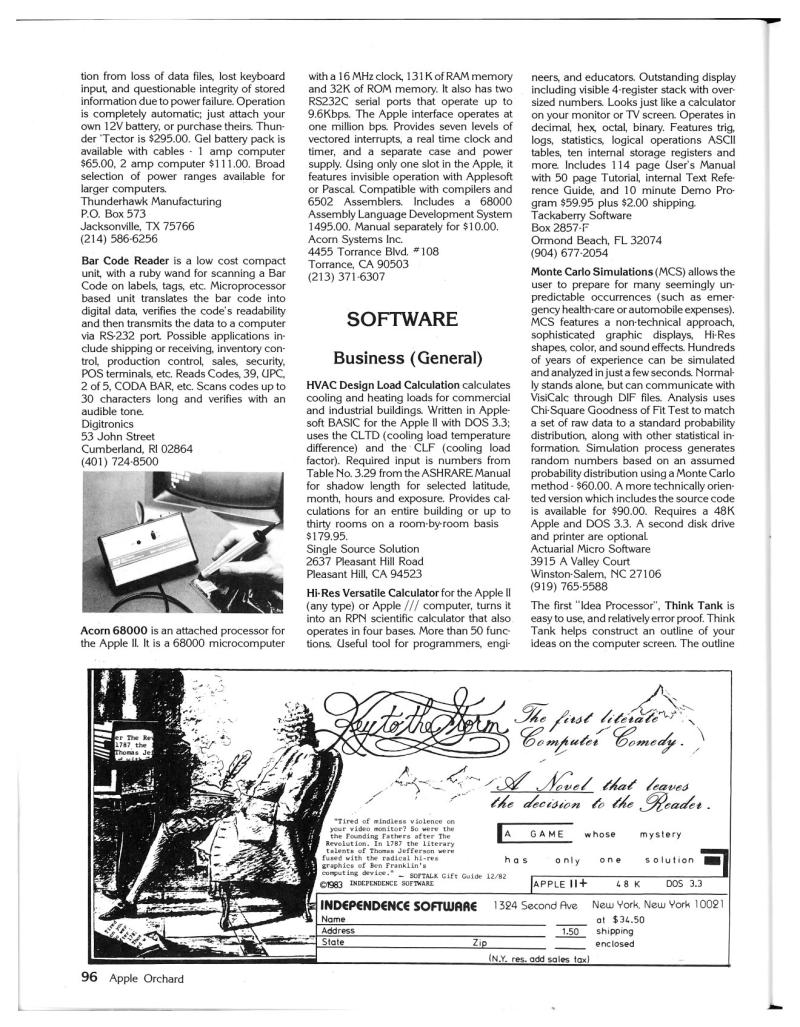 Apple Orchard v4n6 1983 Sep — page 106