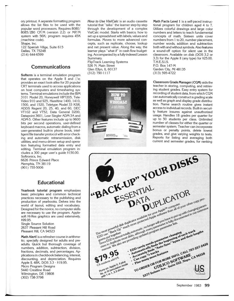 Apple Orchard v4n6 1983 Sep — page 109