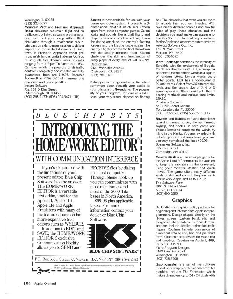 Apple Orchard v4n6 1983 Sep — page 114