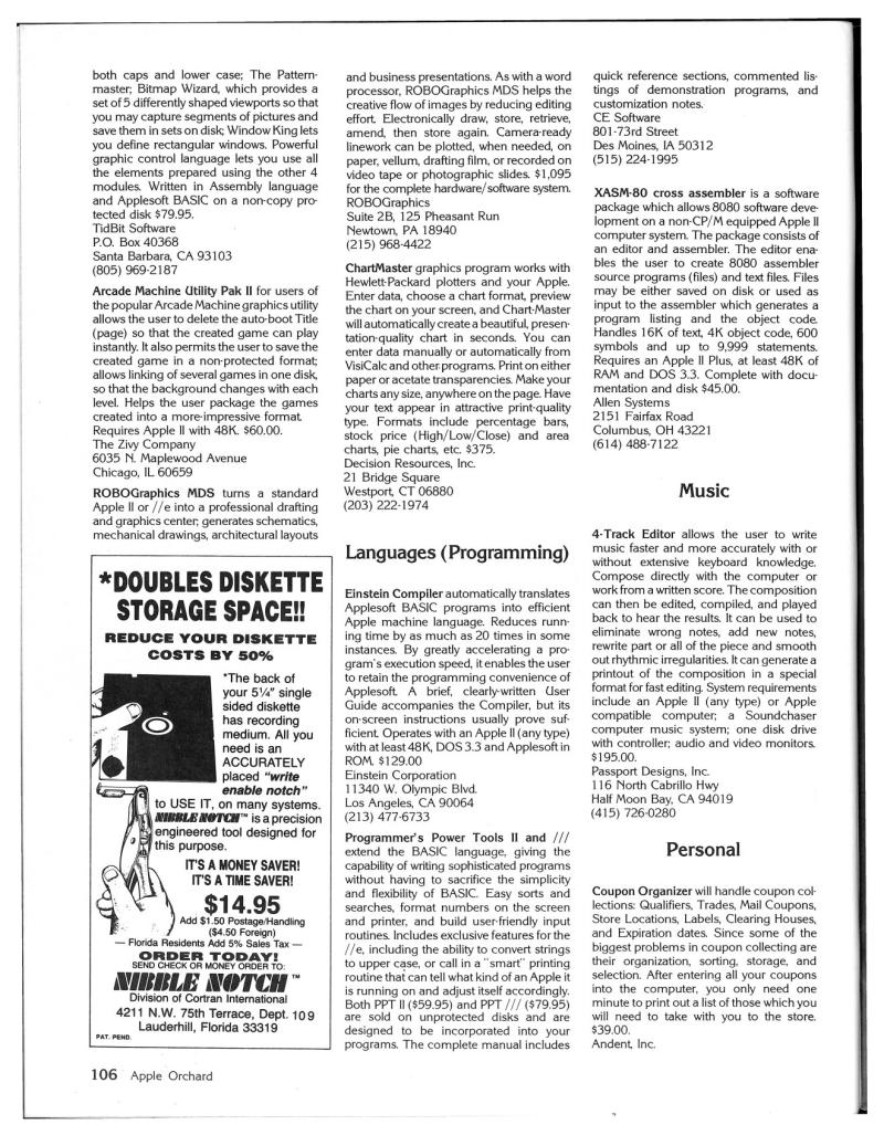 Apple Orchard v4n6 1983 Sep — page 116