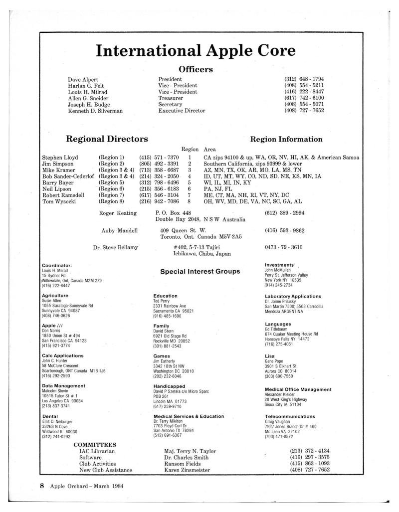 Apple Orchard v5n3 1984 Mar — page 10