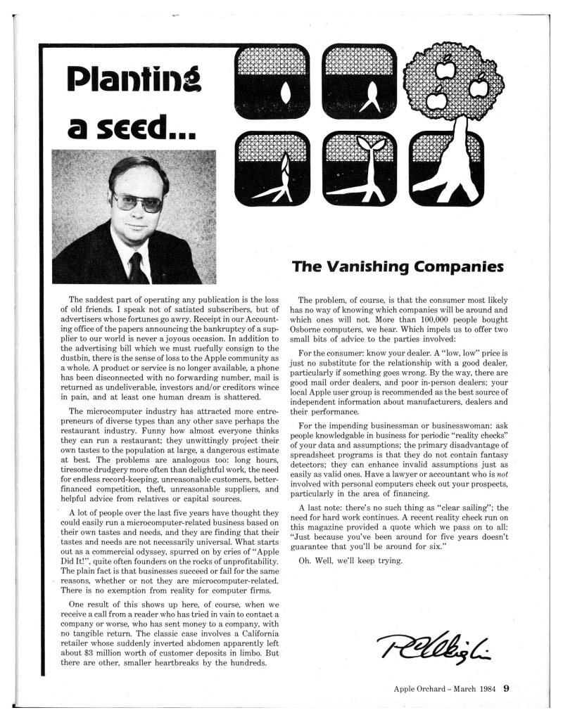 Apple Orchard v5n3 1984 Mar — page 13