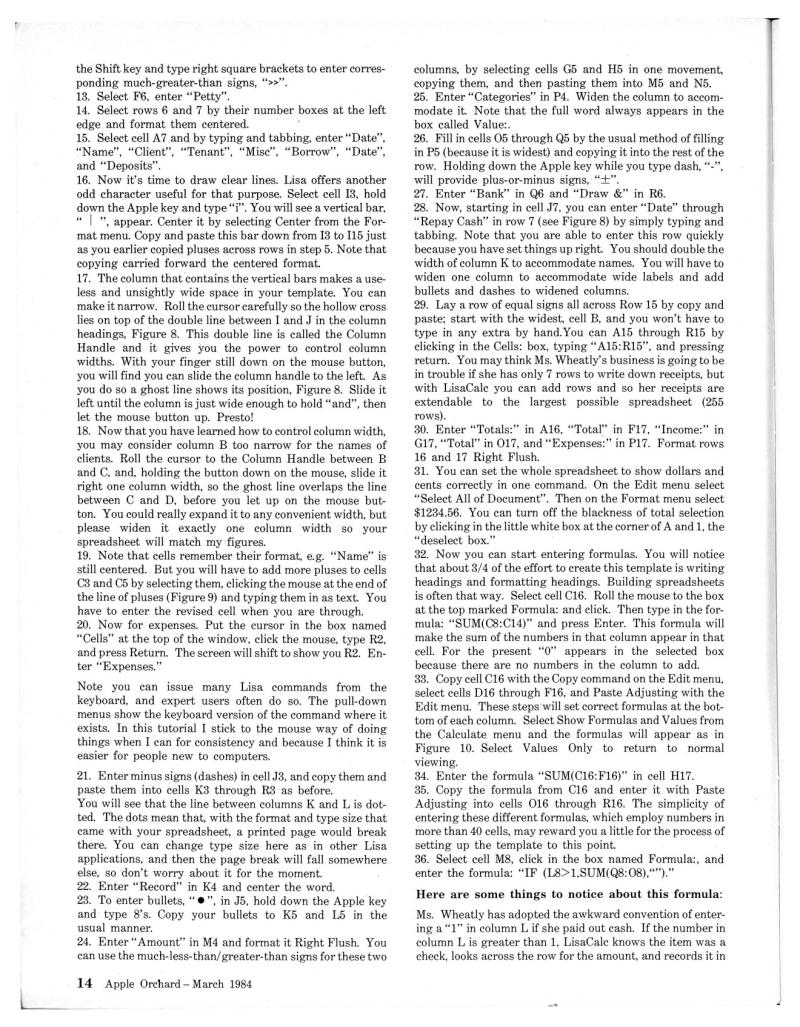Apple Orchard v5n3 1984 Mar — page 18