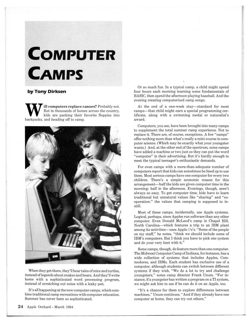 Apple Orchard v5n3 1984 Mar — page 28