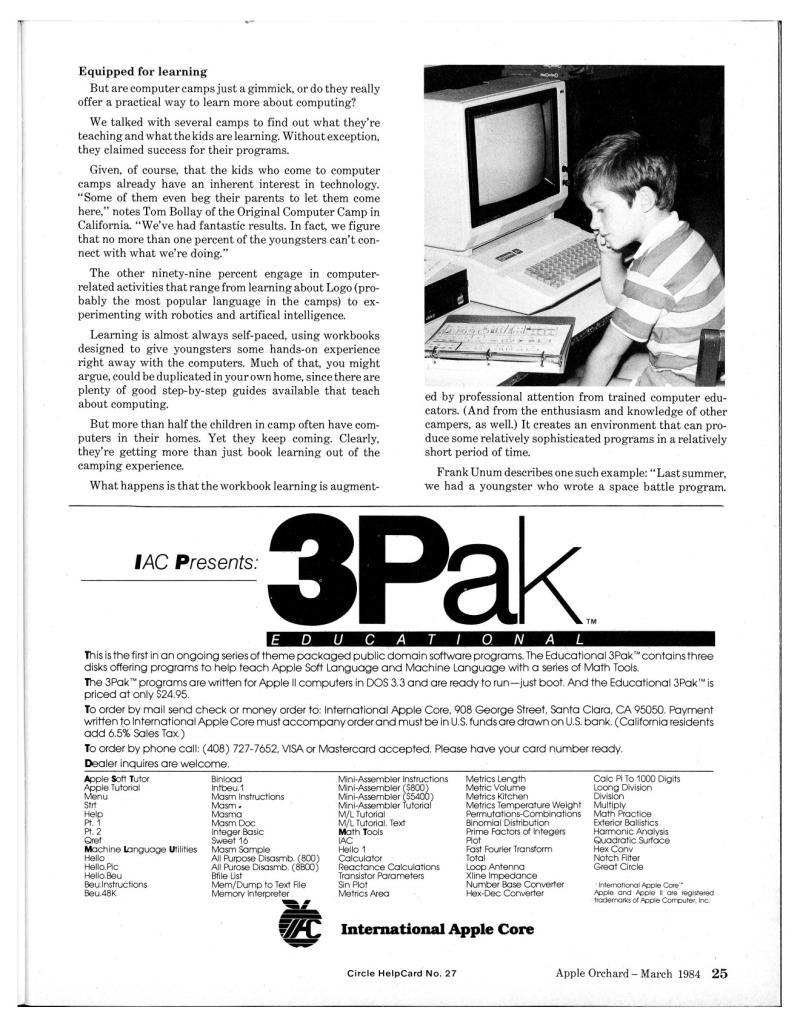 Apple Orchard v5n3 1984 Mar — page 29