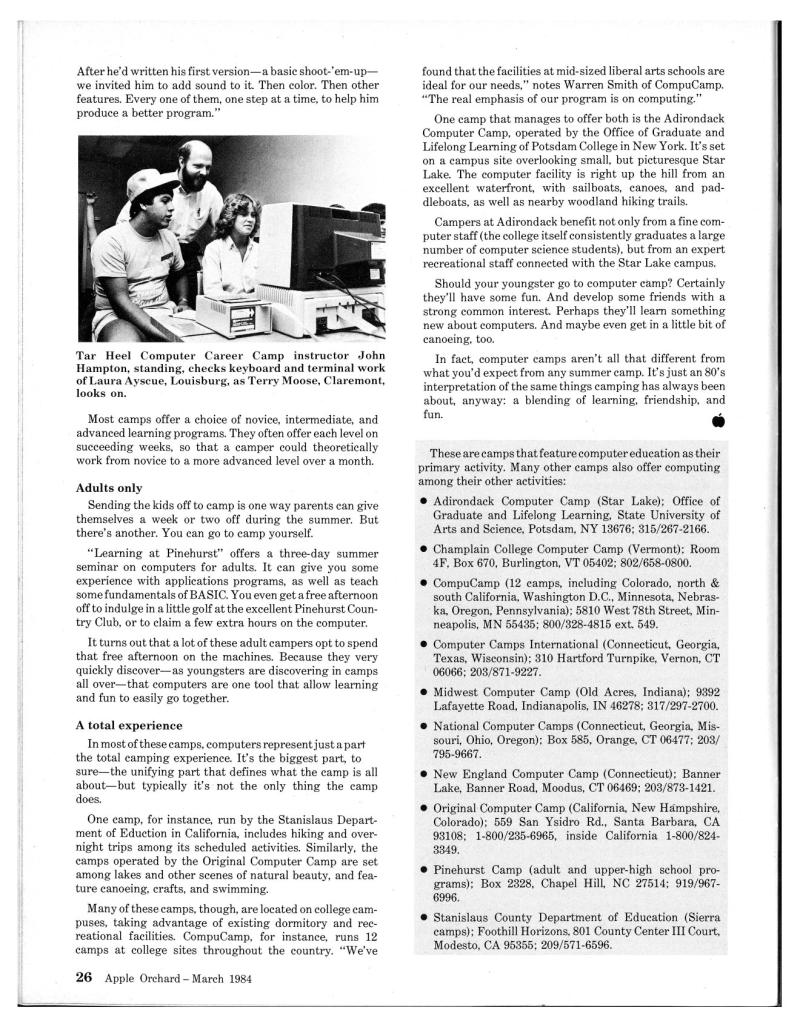 Apple Orchard v5n3 1984 Mar — page 30