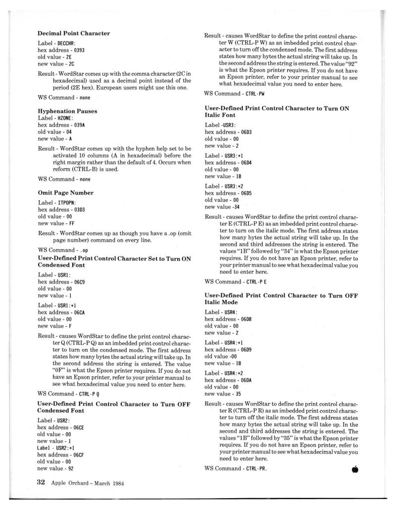 Apple Orchard v5n3 1984 Mar — page 36
