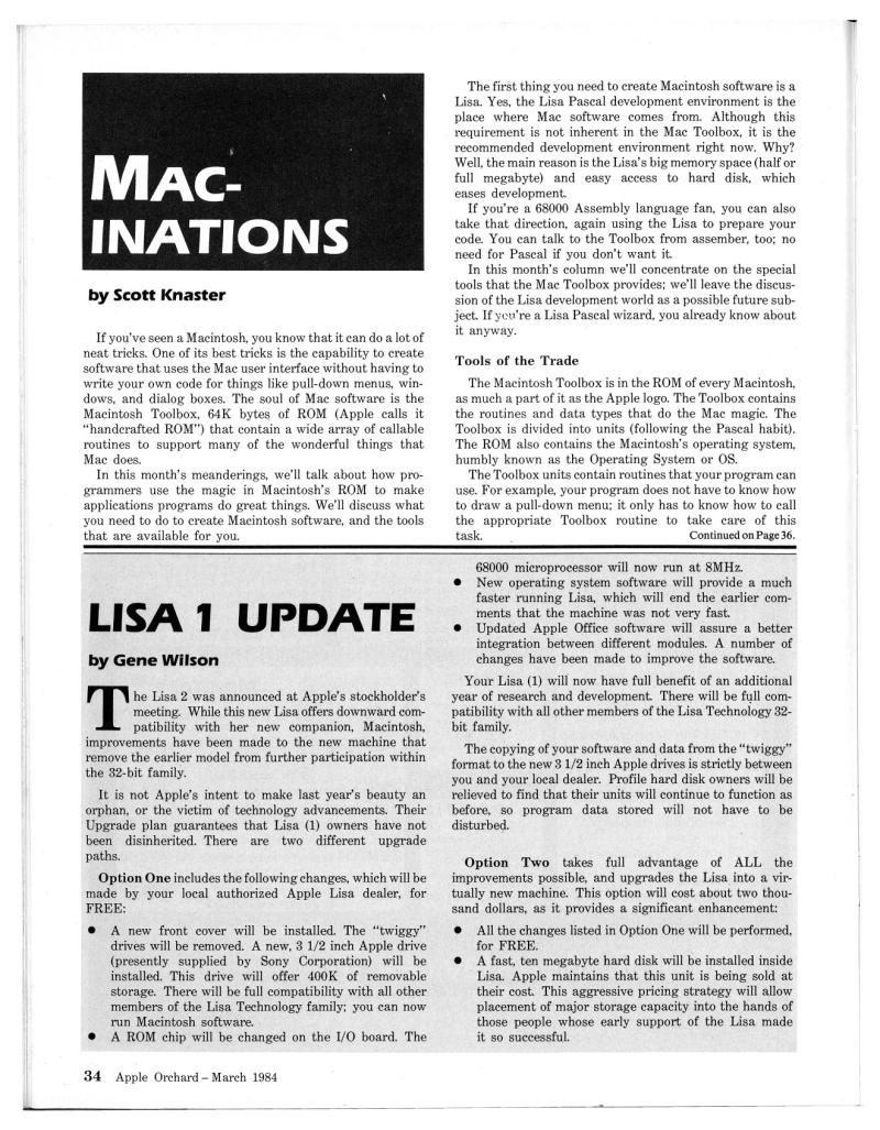 Apple Orchard v5n3 1984 Mar — page 38