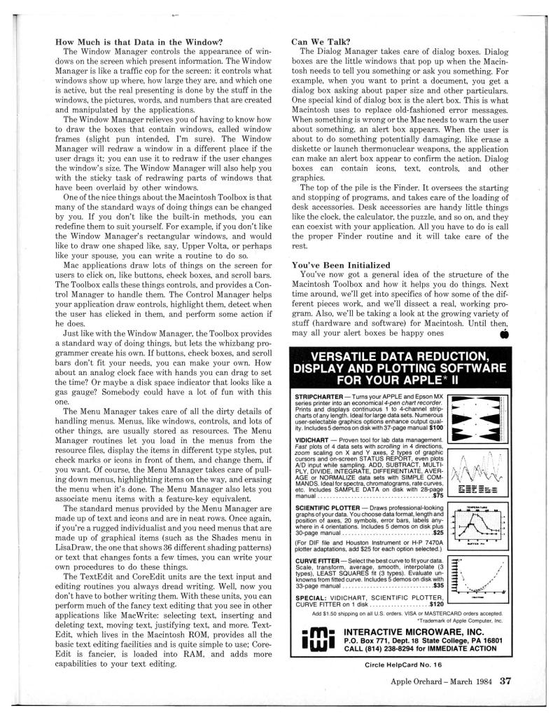 Apple Orchard v5n3 1984 Mar — page 41
