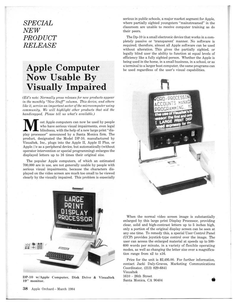 Apple Orchard v5n3 1984 Mar — page 42