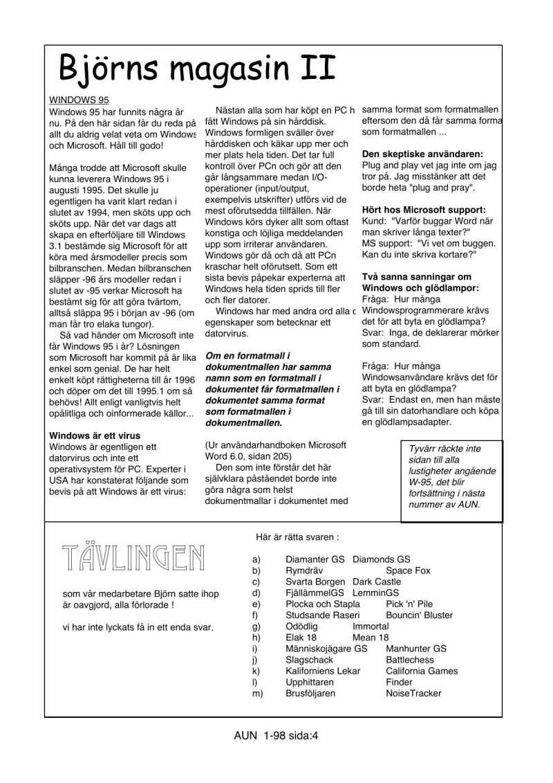 Apple User News 1 98 — page 4