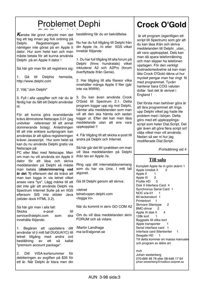 Apple User News 3 98 — page 3