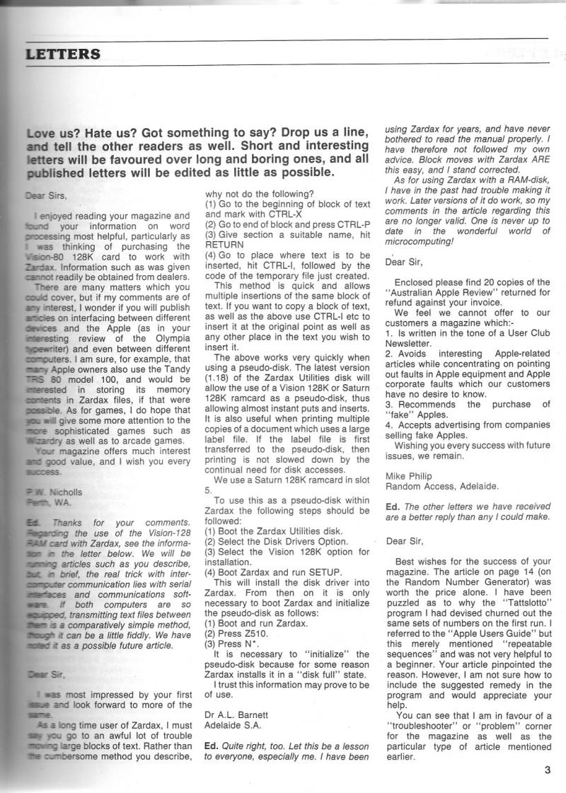 Australian Apple Review The Vol 1 No 2 1983 12 Gareth Powell AU — page 5