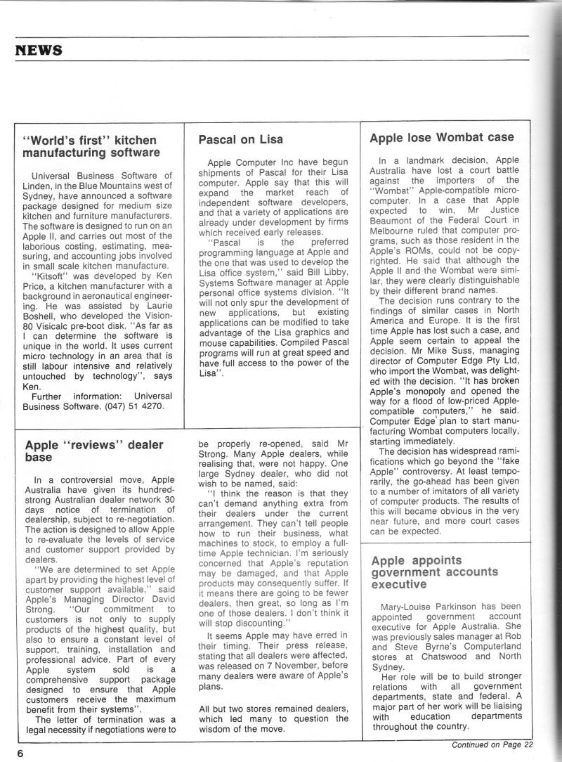 Australian Apple Review The Vol 1 No 2 1983 12 Gareth Powell AU — page 8