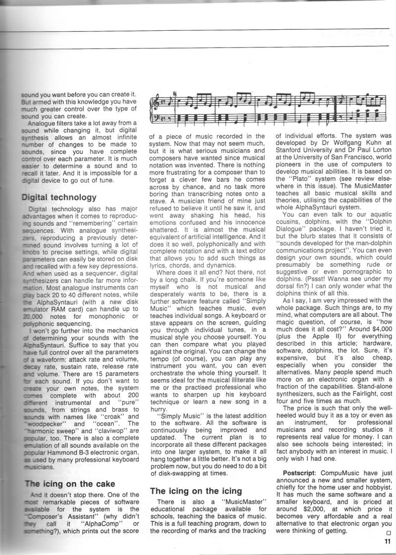 Australian Apple Review The Vol 1 No 2 1983 12 Gareth Powell AU — page 13