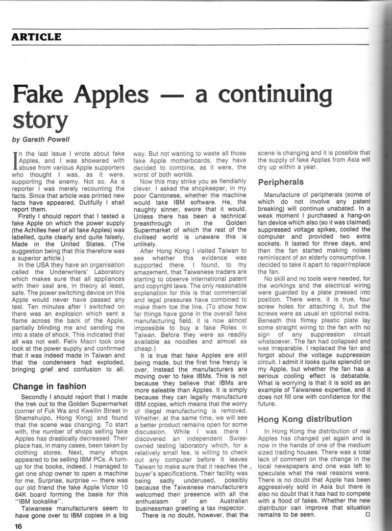 Australian Apple Review The Vol 1 No 2 1983 12 Gareth Powell AU — page 18