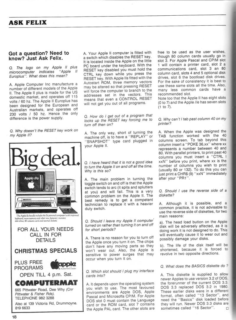 Australian Apple Review The Vol 1 No 2 1983 12 Gareth Powell AU — page 20