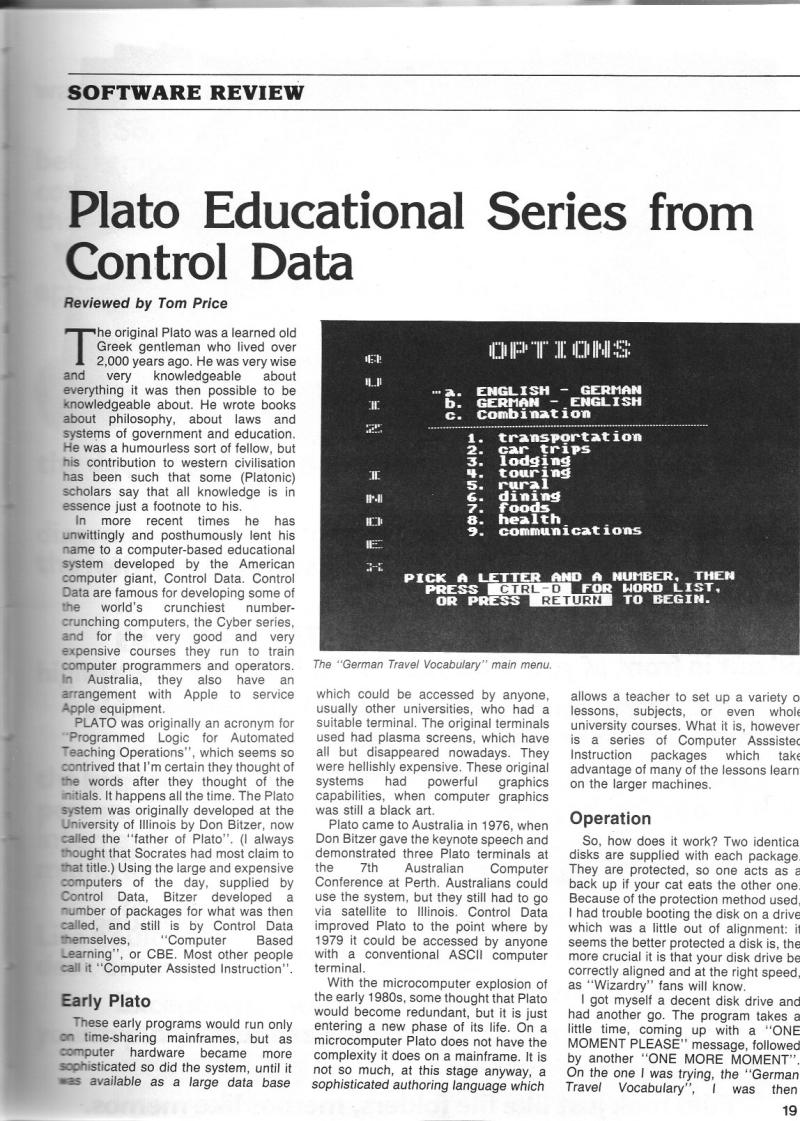 Australian Apple Review The Vol 1 No 2 1983 12 Gareth Powell AU — page 21