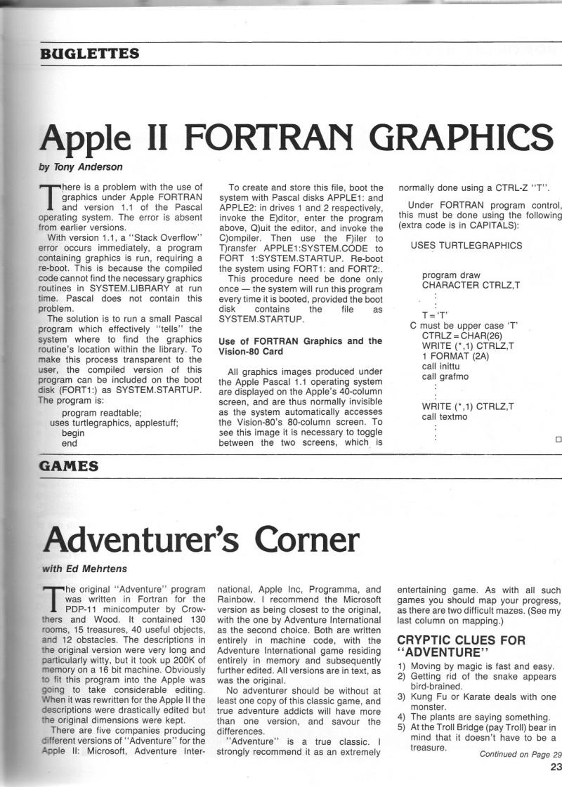 Australian Apple Review The Vol 1 No 2 1983 12 Gareth Powell AU — page 25