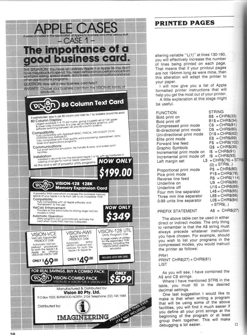 Australian Apple Review The Vol 1 No 2 1983 12 Gareth Powell AU — page 30