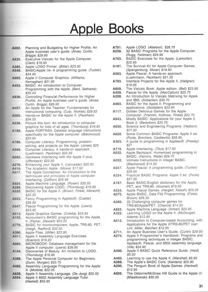 Australian Apple Review The Vol 1 No 2 1983 12 Gareth Powell AU — page 33