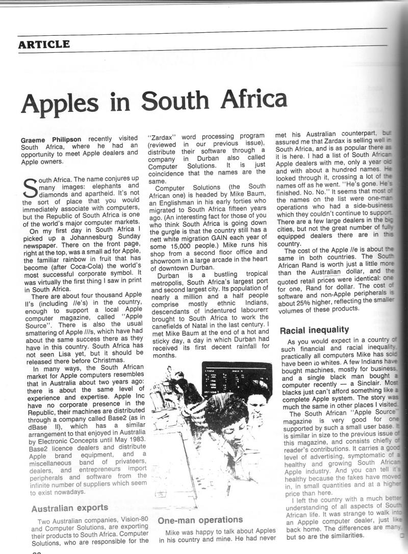 Australian Apple Review The Vol 1 No 2 1983 12 Gareth Powell AU — page 34