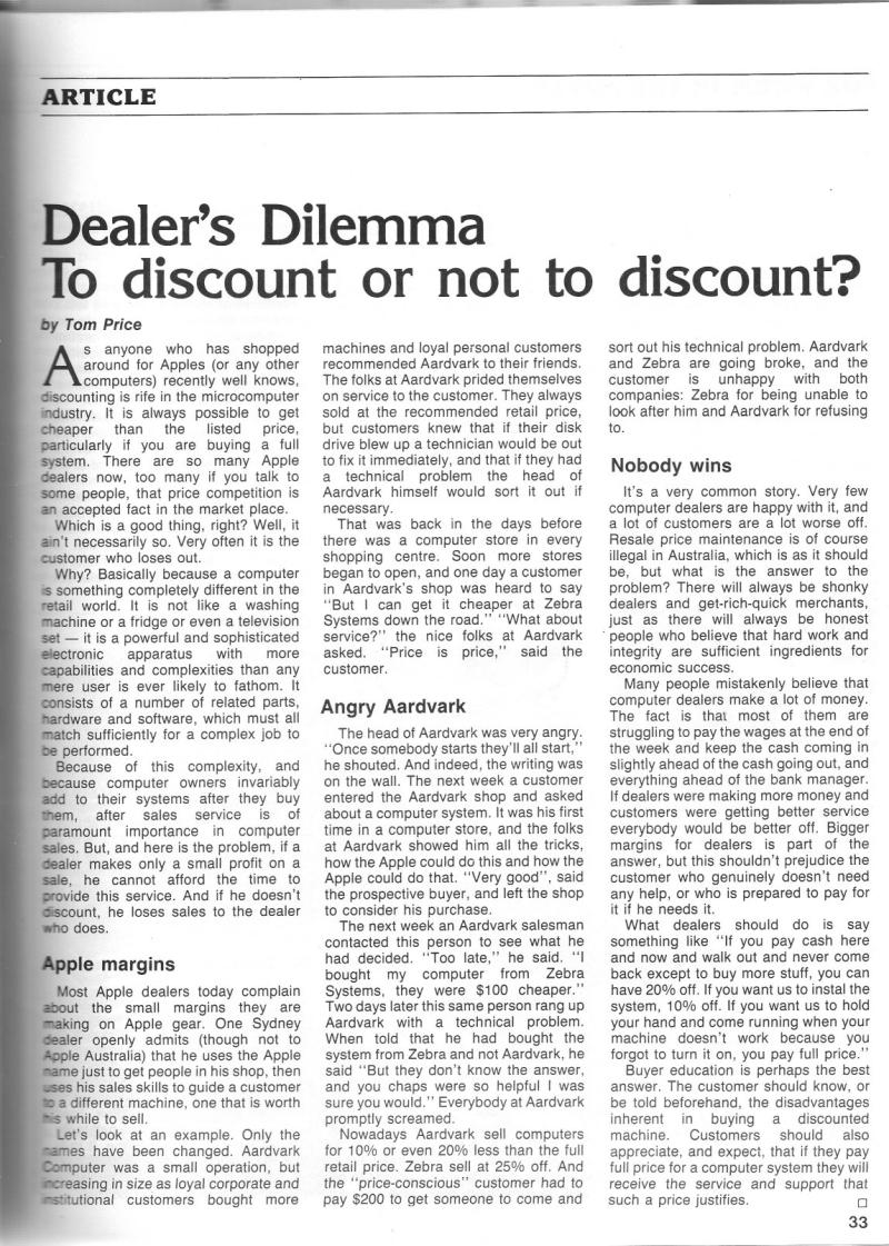 Australian Apple Review The Vol 1 No 2 1983 12 Gareth Powell AU — page 35