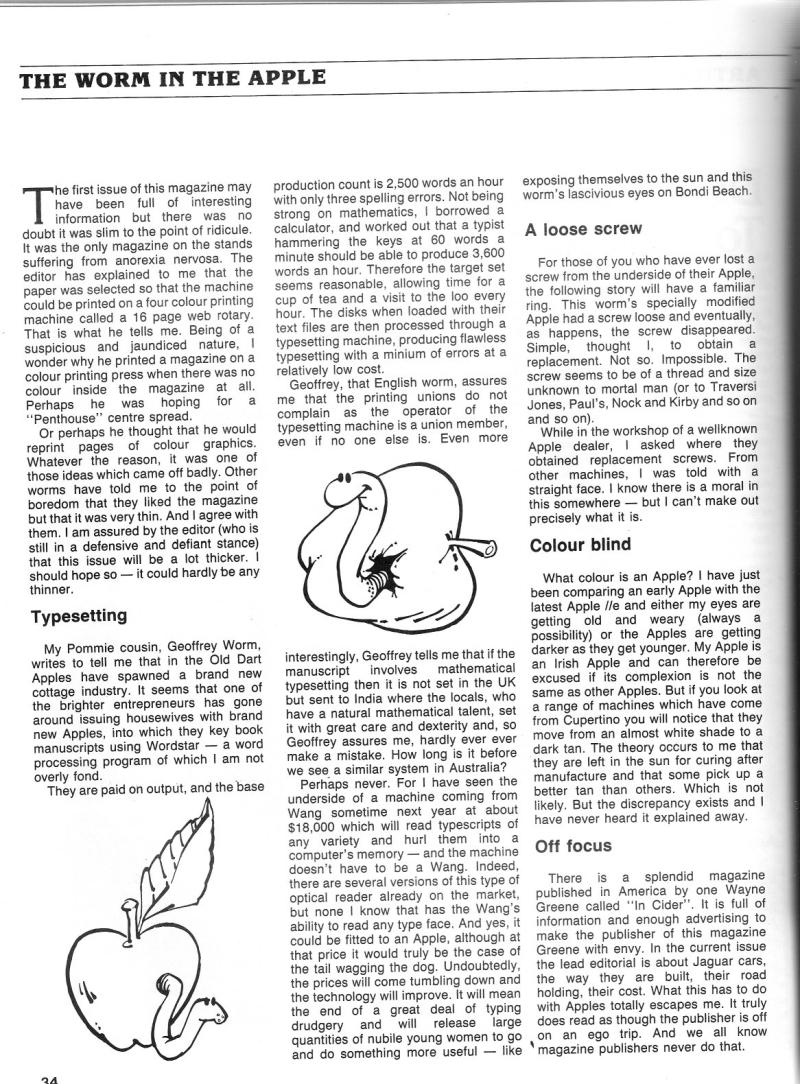 Australian Apple Review The Vol 1 No 2 1983 12 Gareth Powell AU — page 36