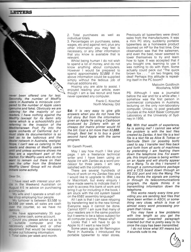 Australian Apple Review The Vol 1 No 8 1984 09 Gareth Powell AU — page 5
