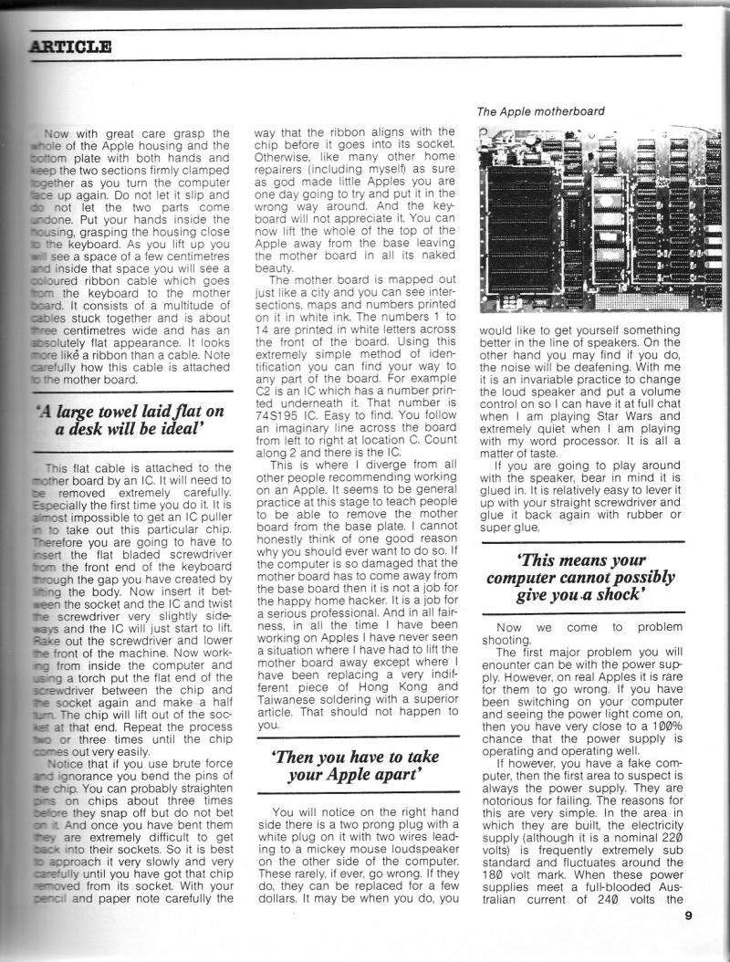 Australian Apple Review The Vol 1 No 8 1984 09 Gareth Powell AU — page 11