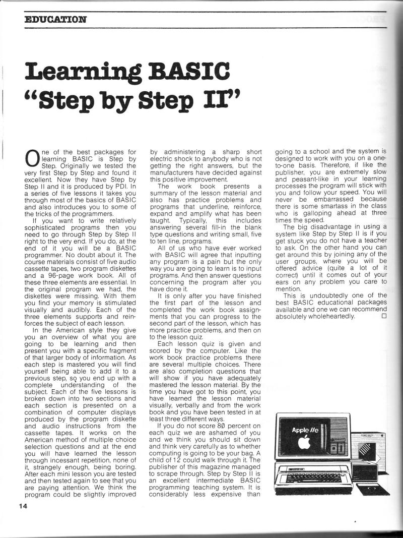 Australian Apple Review The Vol 1 No 8 1984 09 Gareth Powell AU — page 16