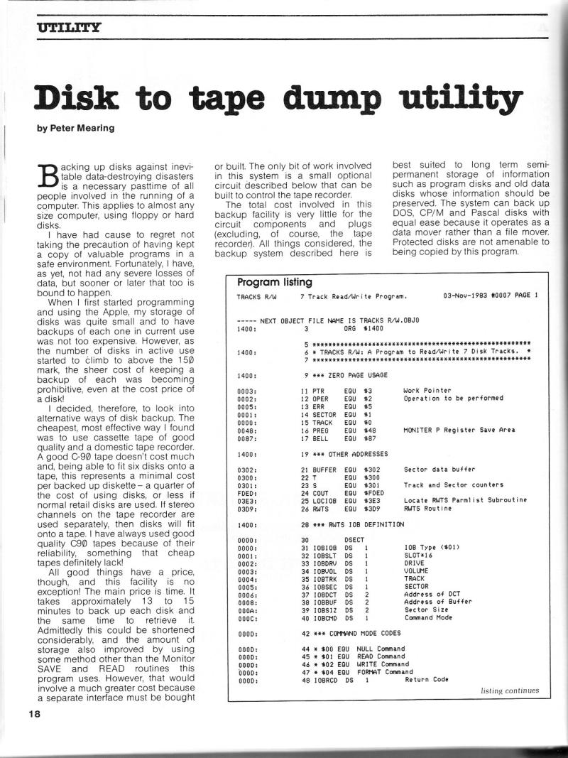 Australian Apple Review The Vol 1 No 8 1984 09 Gareth Powell AU — page 20