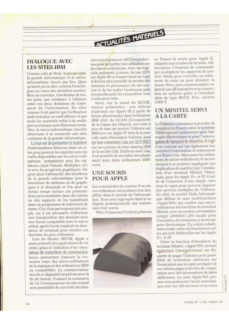 Golden Issue No 1 1983 12 IDG France FR — page 14
