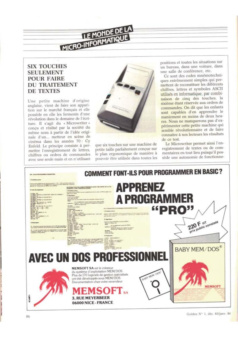 Golden Issue No 1 1983 12 IDG France FR — page 82